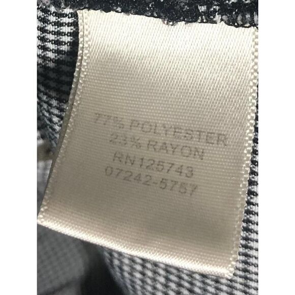 Christopher & Banks Blouse Medium Sleeveless Checkered Collar Buttons Shirt - Picture 7 of 9